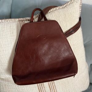 SIMONA FERRI Mini Leather Backpack